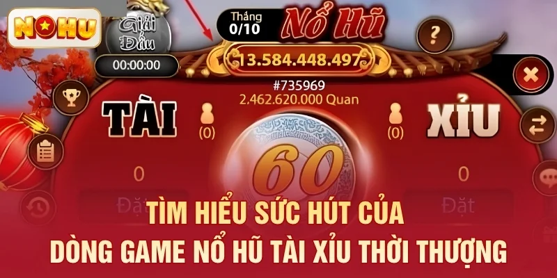 Tìm hiểu sức hút của dòng game Nổ Hũ Tài Xỉu thời thượng